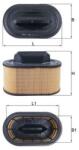 MAHLE Filtru aer MAHLE LX 2966 (LX 2966) - fixbox
