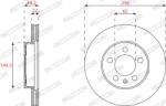 FERODO Disc frana FERODO DDF2663C (DDF2663C)