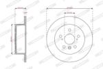 FERODO Disc frana FERODO DDF3191C (DDF3191C) - fixbox