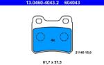 ATE Set placute frana ATE 13.0460-4043.2 (13.0460-4043.2)