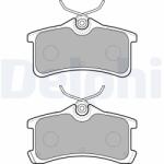 DELPHI Set placute frana DELPHI LP1917 (LP1917)