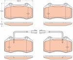TRW Set placute frana TRW GDB2045 (GDB2045)