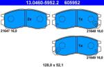 ATE Set placute frana ATE 13.0460-5952.2 (13.0460-5952.2)