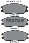 TEXTAR Set placute frana TEXTAR 2406801 (2406801)