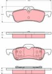 TRW Set placute frana TRW GDB1477 (GDB1477)