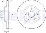 DELPHI Disc frana DELPHI BG4809C (BG4809C) - fixbox