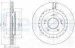 DELPHI Disc frana DELPHI BG3814 (BG3814) - fixbox