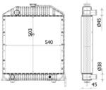 MAHLE Radiator, racire motor MAHLE CR 2281 000S (CR 2281 000S)