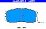 ATE Set placute frana ATE 13.0460-5953.2 (13.0460-5953.2)
