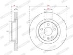 FERODO Disc frana FERODO DDF3036C (DDF3036C)