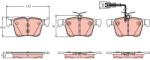 TRW Set placute frana TRW GDB2358 (GDB2358)