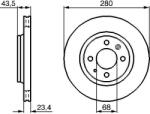 Bosch Disc frana BOSCH 0 986 478 375 (0 986 478 375) - fixbox
