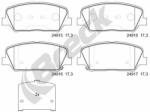 BRECK Set placute frana, frana disc BRECK 24915 00 701 00 - fixbox