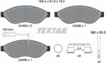 TEXTAR Set placute frana TEXTAR 2446807 (2446807)