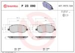 BREMBO Set placute frana BREMBO P 23 090 (P 23 090)