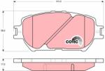 TRW Set placute frana TRW GDB3314 (GDB3314)