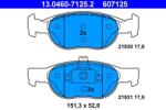 ATE Set placute frana ATE 13.0460-7125.2 (13.0460-7125.2)