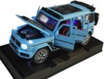 DIECAST Mercedes Benz G klass Brabus (Replica) Blue cu led-uri si sunete scala 1/321/43 (37589)