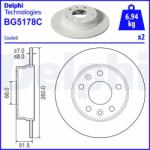 DELPHI Disc frana DELPHI BG5178C (BG5178C) - fixbox