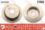 TRW Disc frana TRW DF6760 (DF6760) - fixbox