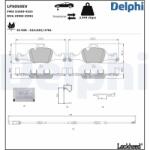 DELPHI Set placute frana DELPHI LP5050EV (LP5050EV)