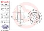BREMBO Disc frana BREMBO 08.7104. 75 (08.7104.75)