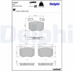 DELPHI Set placute frana DELPHI LP3927 (LP3927)