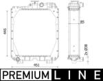 MAHLE Radiator, racire motor MAHLE CR 2288 000P (CR 2288 000P)