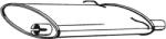BOSAL Toba esapament finala BOSAL 235-009 - fixbox