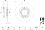 Bosch Disc frana BOSCH 0 986 479 F62 (0 986 479 F62) - fixbox