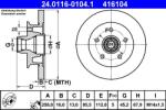 ATE Disc frana VW Transporter T3 ATE 24.0116-0104.1 (24.0116-0104.1)