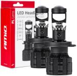 AMiO Set Becuri LED H4, H19, cu Lentila PL, 5000K, 12 24V, 30W, 1899Lm (03667)