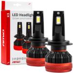 AMiO Set Becuri LED Seria X3 H7 H18, 12V, 9900Lm, 6500K, Canbus (02980)