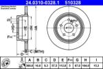 ATE Disc frana spate PowerDisc Mercedes Clasa C W204 ATE 24.0310-0328.1 (24.0310-0328.1)