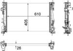 MAHLE Radiator, racire motor MAHLE CR 1178 000P (CR 1178 000P)