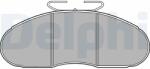 DELPHI Set placute frana DELPHI LP828 (LP828)