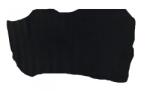 Hobbytools. ro Piele Stretch Negru pentru Proiecte Mici - Piele Naturala Elastica (cod STR 12) (STR 12)