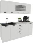 haaus Bucatarie Riga, Alb, L 200 cm (925451)
