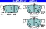 ATE Set placute frana ATE 13.0470-7320.2 (13.0470-7320.2)