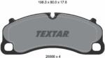 TEXTAR Set placute frana TEXTAR 2556601 (2556601)
