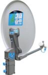 Maxview Kézi műholdas Maxview Precision-I. D. parabola mérete 65 cm lnb Twin