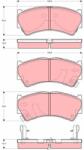 TRW Set placute frana TRW GDB3275 (GDB3275)