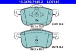 ATE Set placute frana ATE 13.0470-7145.2 (13.0470-7145.2)