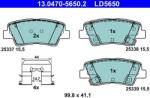 ATE Set placute frana ATE 13.0470-5650.2 (13.0470-5650.2)