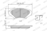 FERODO Set placute frana FERODO FDB1758 (FDB1758)