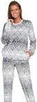 Italian Fashion set damă SNOW mânecă lungă, pantaloni lungi, imprimeu: S (AAF-KKP-SNOW-3DCA S)