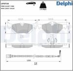 DELPHI Set placute frana DELPHI LP3716 (LP3716)