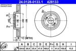 ATE Disc frana fata Renault Espace IV, VEL Satis ATE 24.0128-0133.1 (24.0128-0133.1)