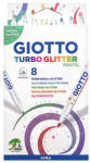 GIOTTO Filctoll GIOTTO Turbo Glitter csillámos pasztel 8db-os készlet (07.0152519)