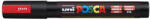 uni Dekormarker, 1, 8-2, 5 mm, UNI "Posca PC-5M", fluor piros (2UPC5MFP)